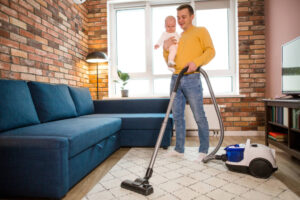housework and childcare by male